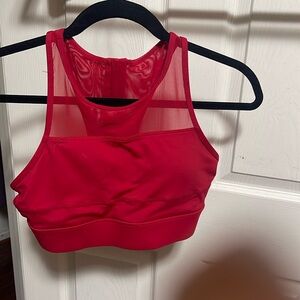 Red Zyia sports bra like new